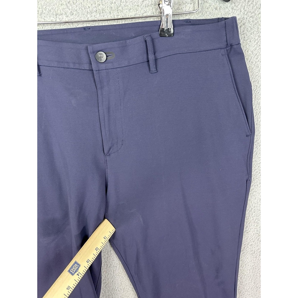 Public Rec Pants Mens 36x32 Blue Performance Stretch Golf Travel Athletic Chino - Picture 5 of 15